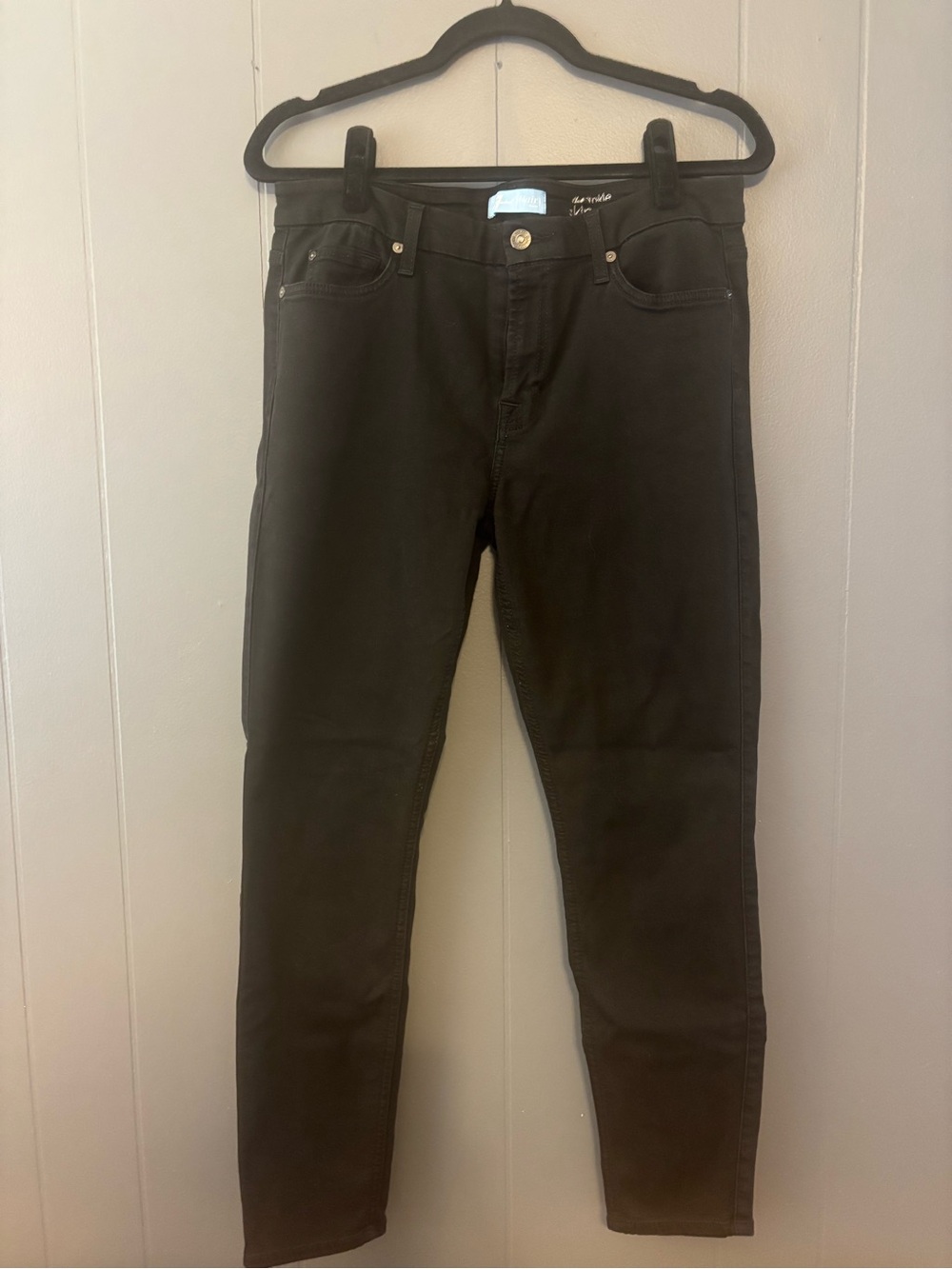 7 For All Mankind Black Women's The Ankle Skinny Jeans
